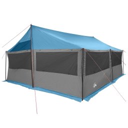 vidaXL Gezinstent met dak Blauw 600 x 400 x 268 cm Polyester en staal