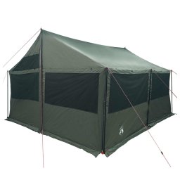 vidaXL Gezinstent Leger groen 600 x 400 x 268 cm Polyester en staal