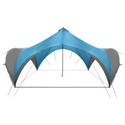 vidaXL Partytent met dak Blauw 500 x 500 x 350 cm Polyester en staal