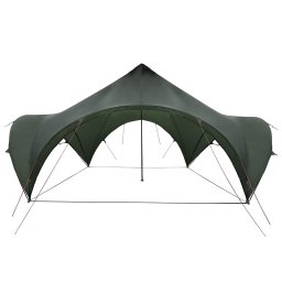 vidaXL Partytent Leger groen 500 x 500 x 350 cm Polyester en staal