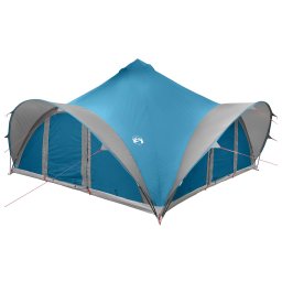 vidaXL Tipi Tent met dak Blauw 18-Persoon Polyester en staal