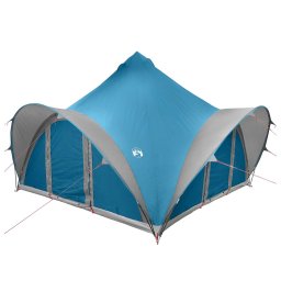 vidaXL Tipi Tent met dak Blauw 6-persoons Polyester en staal