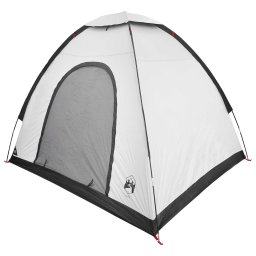 vidaXL Kamperen tent 2-persoons Wit Blackout