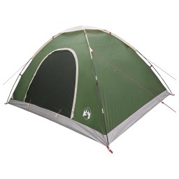 vidaXL Kamperen tent 6-persoons Groen 185T Polyester met PU coating