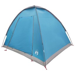 vidaXL Kamperen tent 2-persoons Blauw Polyester en staal