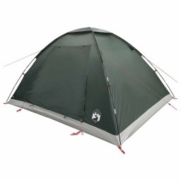vidaXL Kamperen tent 6-persoons Legergroen Polyester en staal