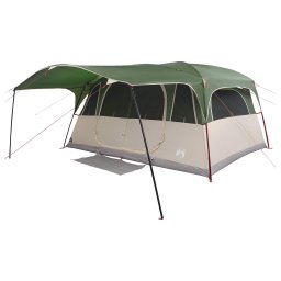 vidaXL Tunneltent met dak Groen 427 x 305 x 205 cm Polyester en staal