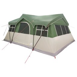 vidaXL Gezinstent 487 x 340 x 216 cm Groen Polyester en staal