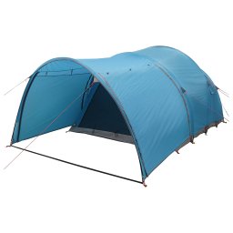 vidaXL Tunneltent 370 x 275 x 210 cm Blauw Polyester en staal