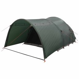 vidaXL Tunneltent 370 x 275 x 210 cm Legergroen Polyester en staal