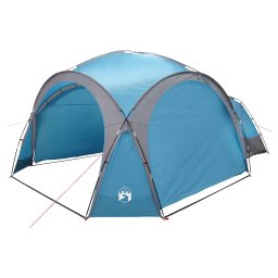 vidaXL Zijtent Blauw 410 x 410 x 250 cm Polyester en staal