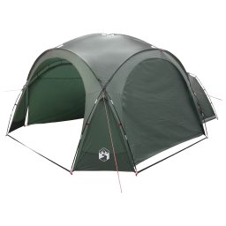 vidaXL Zijtent Legergroen 410 x 410 x 250 cm Polyester en staal