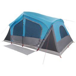vidaXL Huisje Tent met dak Blauw 480 x 273 x 205 cm Polyester en staal