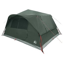 vidaXL Directe Tent 10-persoons Legergroen Polyester en staal