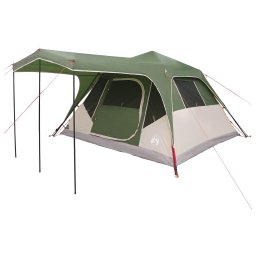 vidaXL Gezinstent met dak Groen 305 x 275 x 190 cm Polyester en staal
