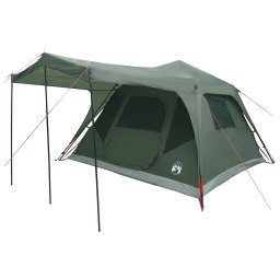 vidaXL Gezinstent Legergroen 305 x 275 x 190 cm Polyester en staal