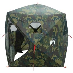 vidaXL Jacht Tent Camouflage 143 x 143 x 165 cm Polyester en staal