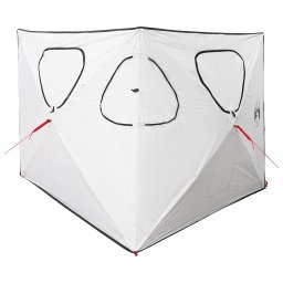 vidaXL Jacht Tent 145 x 145 x 150 cm Wit Blackout Polyester en staal