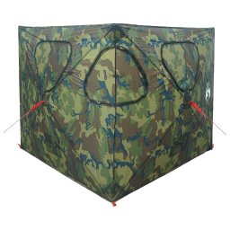 vidaXL Jacht Tent 145 x 145 x 150 cm Camouflage Polyester en staal