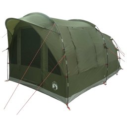 vidaXL Tunneltent Olijfgroen 400 x 260 x 200 cm Polyester en staal