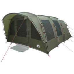 vidaXL Tunneltent 427 x 315 x 178 cm Olijfgroen Polyester en staal