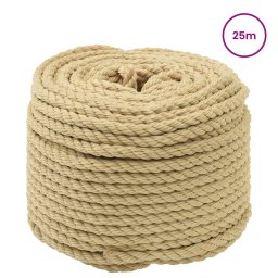 vidaXL Boottouw 8 mm 25 m Naturel