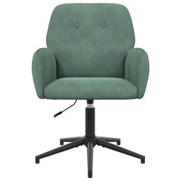 vidaXL Draaischrijfstoel 54 x 55 x 90 cm Zeegroen fluweel