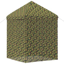 vidaXL Tent met 4 Zijwanden 2 x 2 m Leger Camouflage