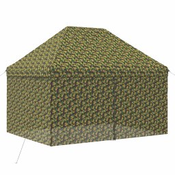 vidaXL Tent met 4 Zijwanden 2,9 x 4,3 m Leger Camouflage