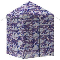 vidaXL Pop-up Gazebo met 4 Zijwanden 2,9 x 2,9 m Blauw Camouflage