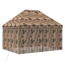 vidaXL Pop-up Gazebo met 4 Zijwanden 3 x 4 m Bos Camouflage