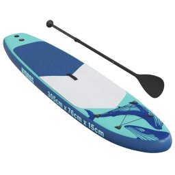 vidaXL Opblaasbaar Stand Up Paddle Board HYDROS 305 x 76 x 15 cm voor