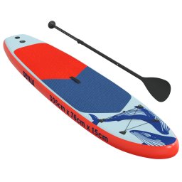 vidaXL Opblaasbaar Stand Up Paddle Board SCYLLA 305 x 76 x 15 cm Blauw