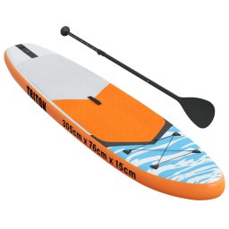 vidaXL Opblaasbaar Stand Up Paddle Board TRITON 305 x 76 x 15 cm Blauw