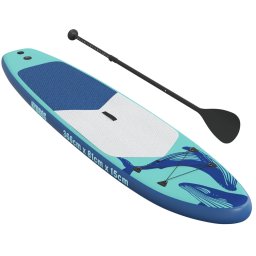 vidaXL Opblaasbaar Stand Up Paddle Board HYDROS 366 x 81 x 15 cm voor