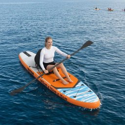 vidaXL SUP Board met zitplaats 2-in-1 TRITON 305 x 76 x 15 cm Blauw