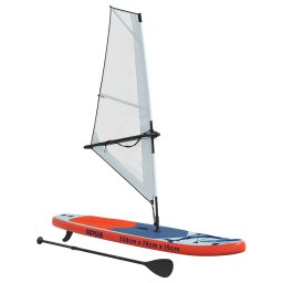 vidaXL Opblaasbaar SUP Board met Zeil SCYLLA 330 x 76 x 15 cm Blauw