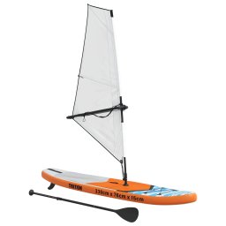 vidaXL Opblaasbaar SUP Board met Zeil TRITON 330 x 76 x 15 cm Blauw