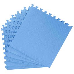vidaXL Vloermatten 12 st Blauw 4,32 m² EVA Schuim