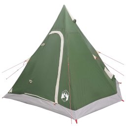 vidaXL 3-persoons Groen 185T Polyester met PU Coating