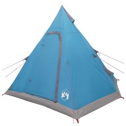 vidaXL 3-persoons Blauw 185T Polyester met PU Coating