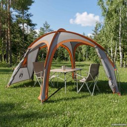 vidaXL Trekkingtent met regenhoes waterdicht 2-persoons