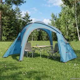 vidaXL Trekkingtent met regenhoes waterdicht 3-persoons Blauw