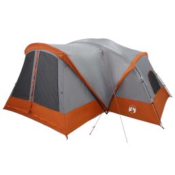 vidaXL Trekkingtent met waterdichte regenfly 10-persoons