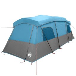 vidaXL Instant Tent met Waterdichte Regenfly 3-persoons Blauw