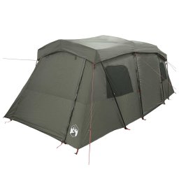 vidaXL Instant Tent met Waterdichte Regenfly 3-persoons Legergroen