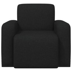 vidaXL Fauteuil Zwart Stof