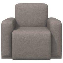 vidaXL Fauteuil Taupe Stof
