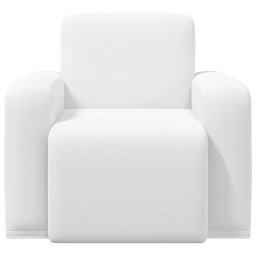 vidaXL Fauteuil Wit Stof