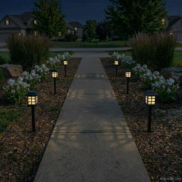 vidaXL Buitenzonne-lampen met grondpin 6 st Warmwit 38,5 cm PP